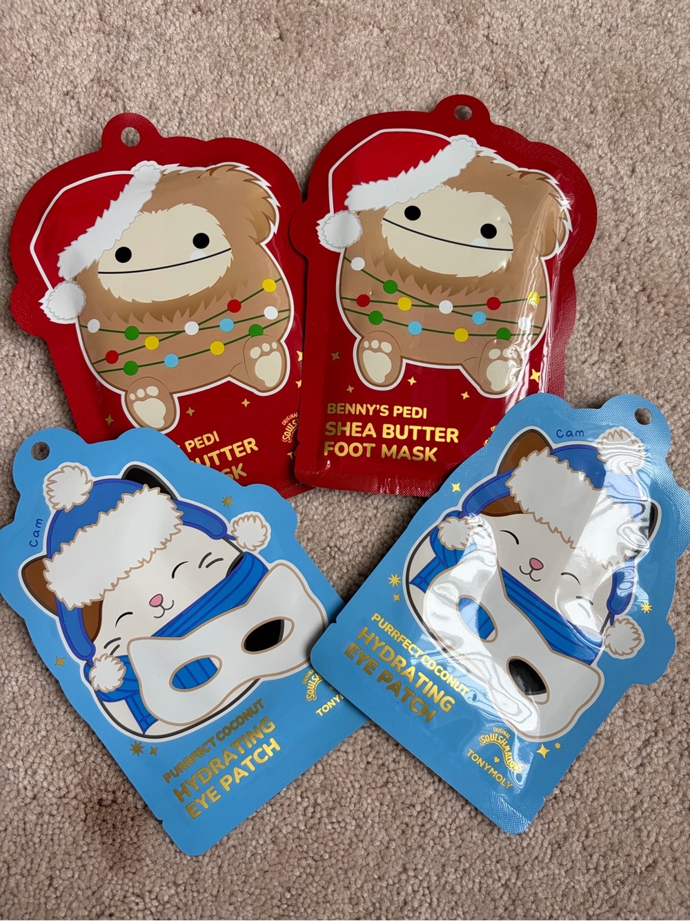 New Tony Moly x Squishmallow Masks